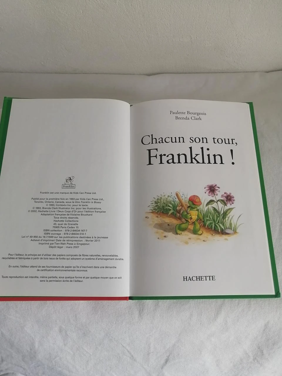 ¡Libro para niños - ¡cada uno su turno Franklin! – photo 2